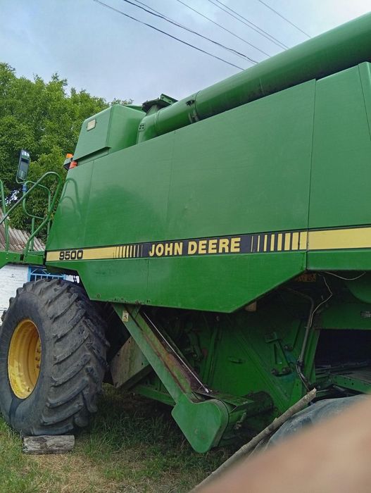 Комбайн Джон Дір 9500, JOHN DEERE, з жаткою ФЛЕКС 925, візком, 1997 р.