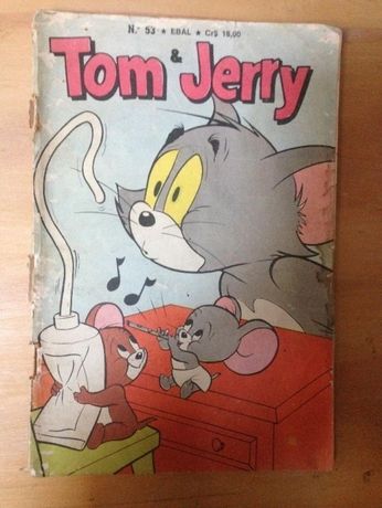 Livro de Banda Desenhada - TOM & JERRY