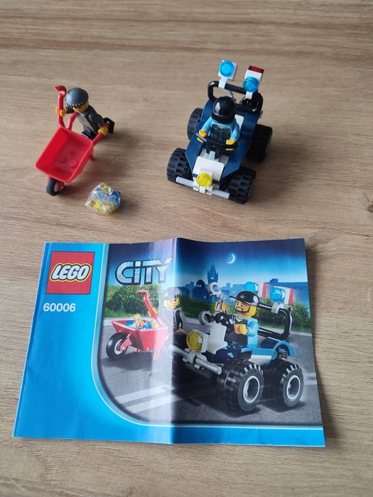 4 zestawy LEGO City! Nr 60042, 60120, 60072, 60006