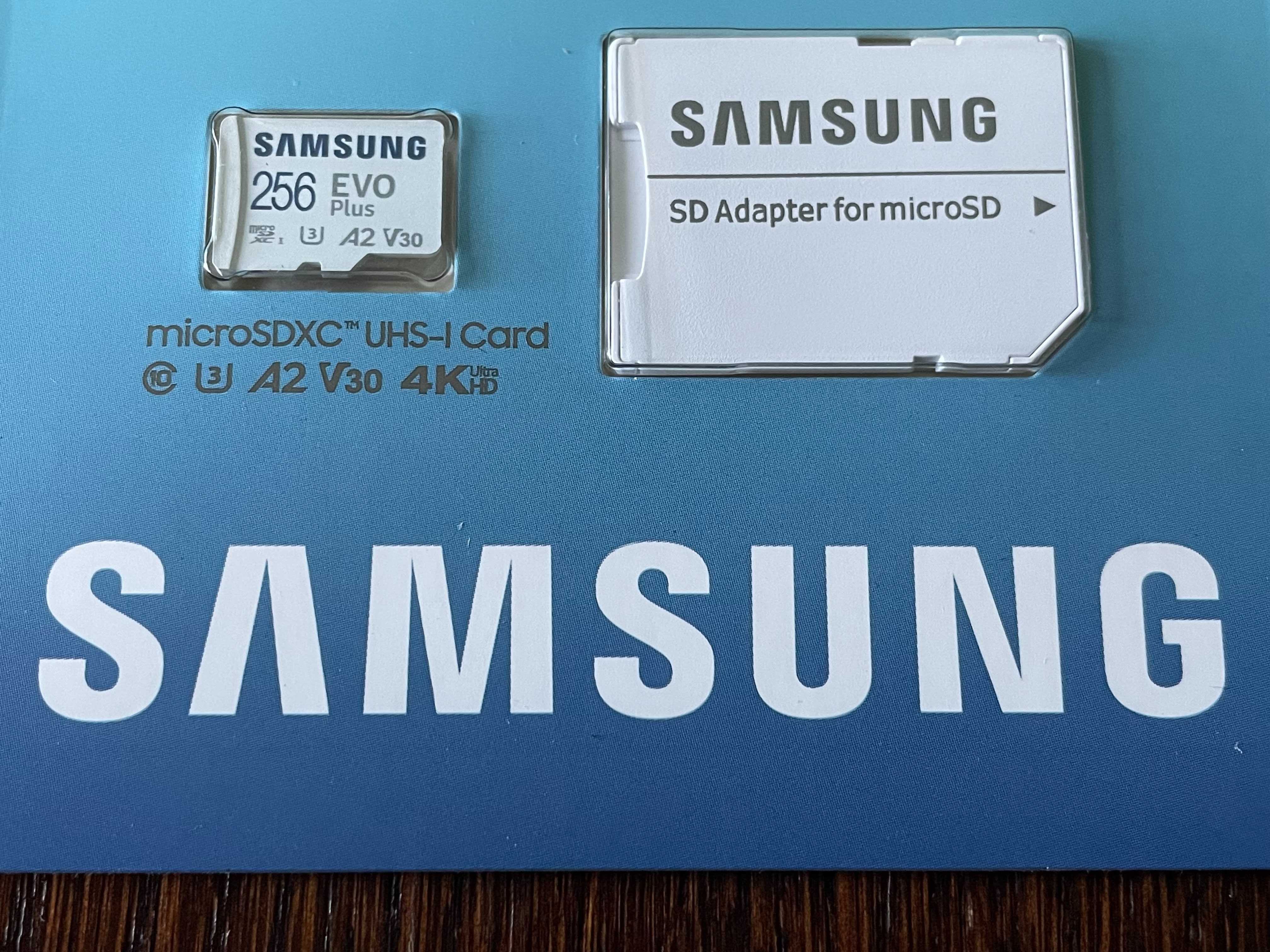Карта памяти Samsung microSDXC Evo Plus V2 256GB Class 10 UHS-I U3