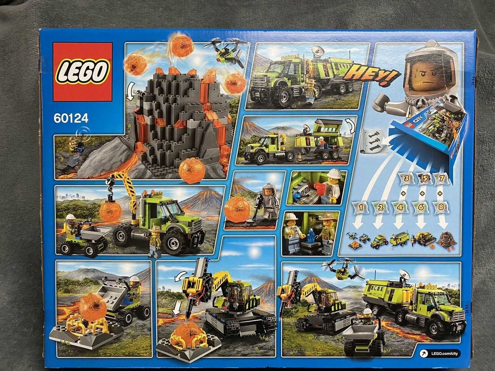 Nowe LEGO City 60124 - Baza badaczy wulkanów