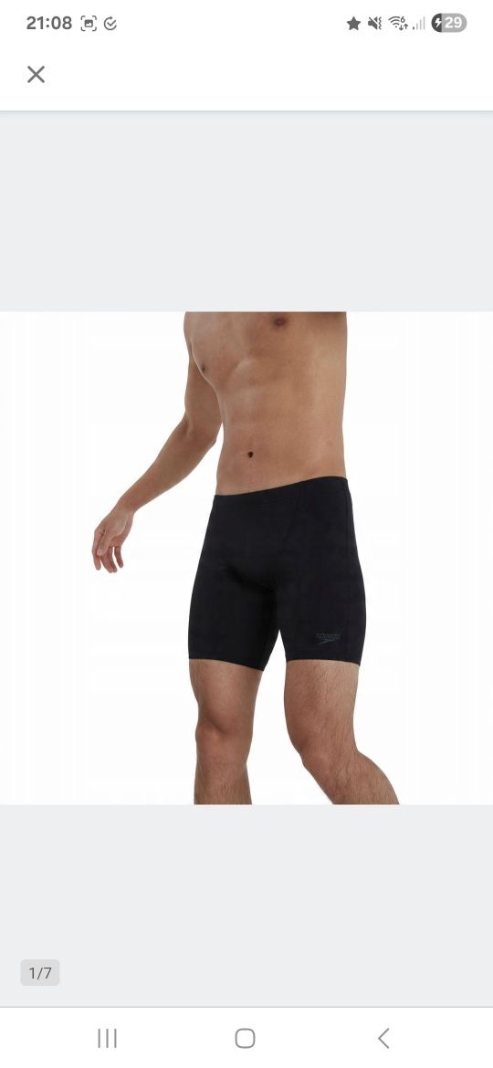 Speedo kąpielówki męskie Bokserki ECOEndurancePlusVCut Mid Jammer rozm