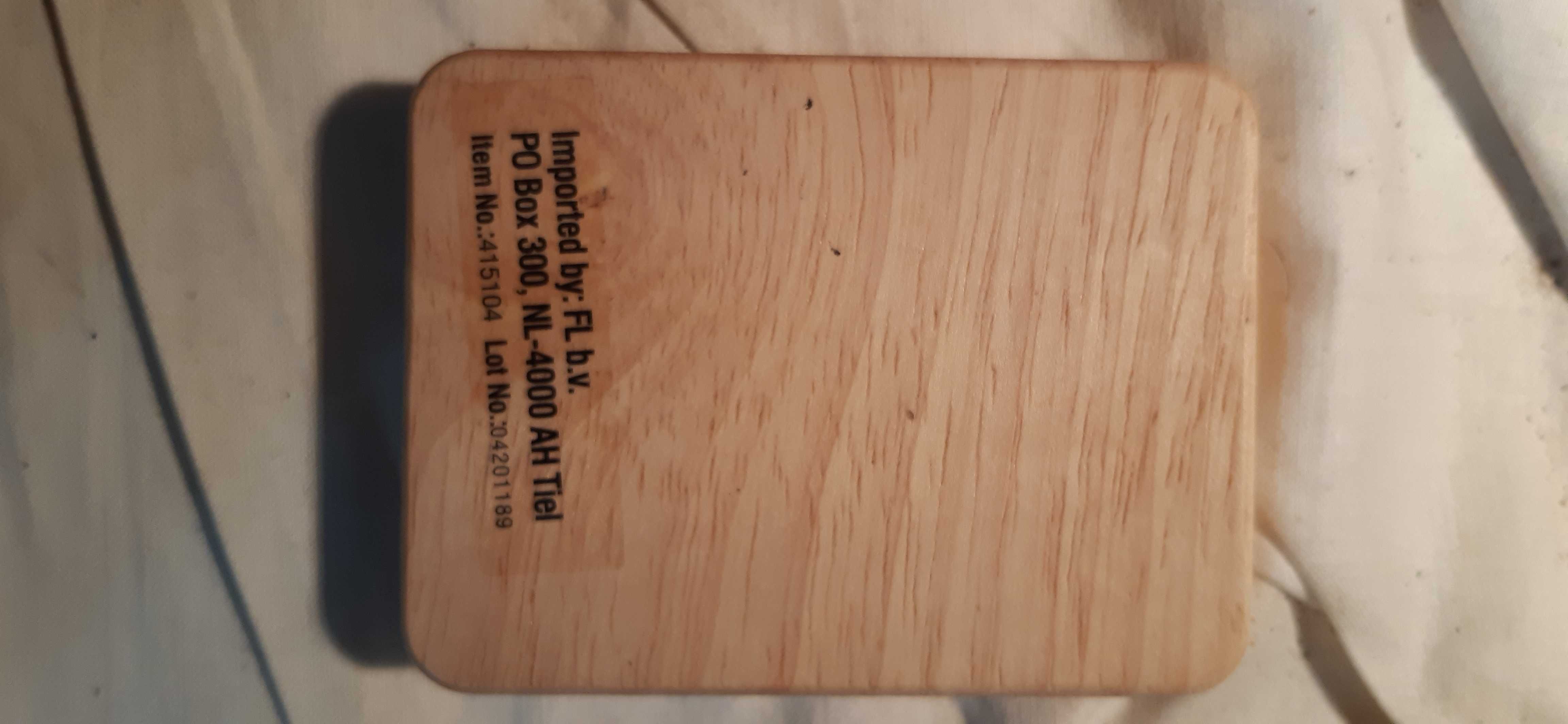 podstawka na telefon na biurko drewniana librus