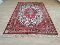 Przepiękny salonowy Indo Isfahan ręcznie tk wełniany dywan 128x180cm