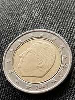 Moeda € 2 Bélgica 2007