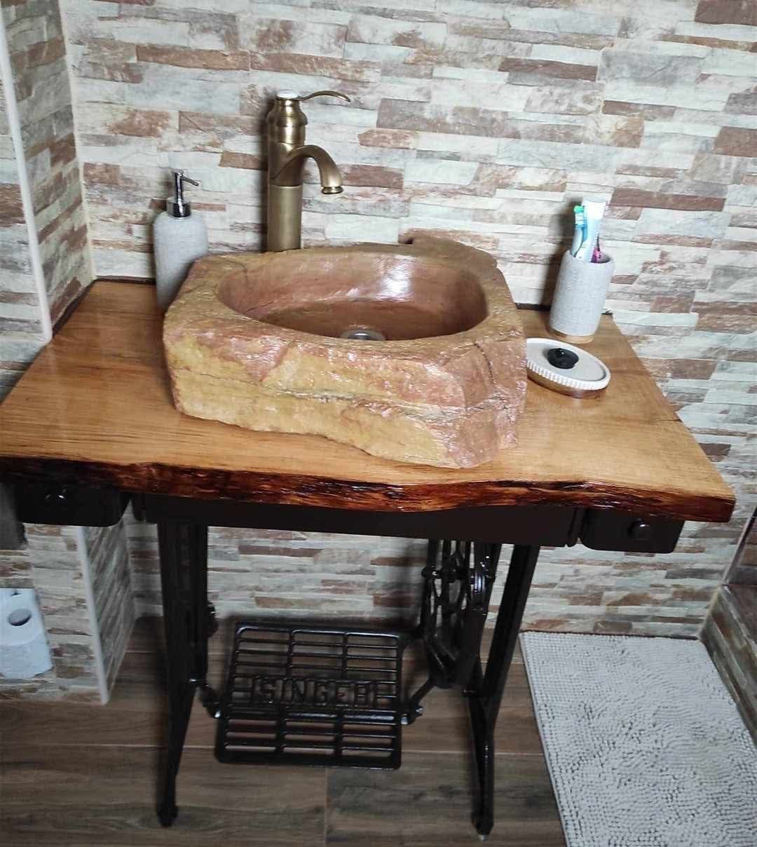 Lavatórios rústicos
