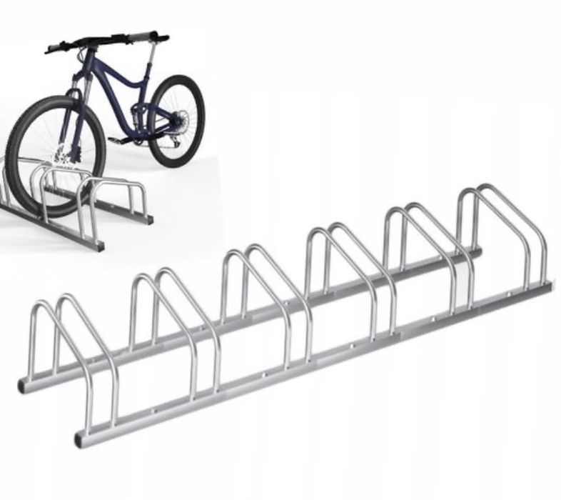 Stojak Uchwyt Parking Rowerowy na 6 Rowery Rower ŁATWY MONTAŻ Mocny