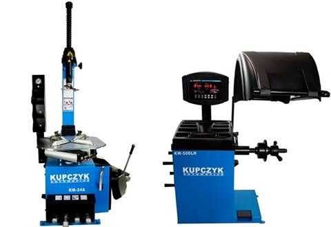 Montażownica KM-24A Wyważarka KW-500LH Kupczyk wulkanizacja KUPCZYK