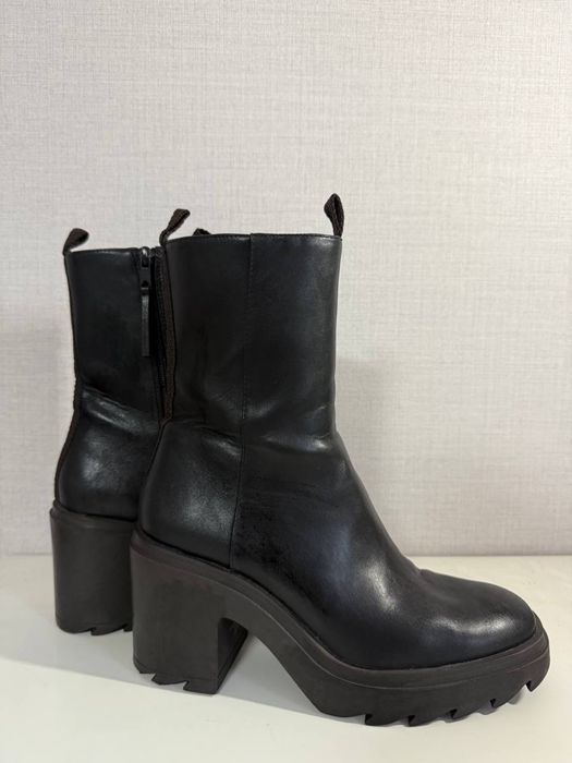 Черевики zara шкіряні