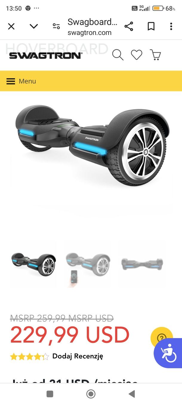 Hoverboard SwagtronT580