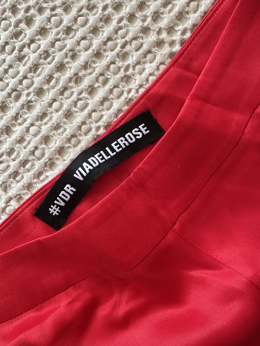 Жіночі штани червоні 100% Віскоза/Женские штаны красные 100% Вискоза