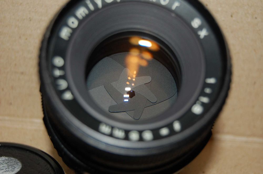 Об'єктив Yashica ML75-150 F4.0 Auto Mamiya Sekor SX 55mm f1.8