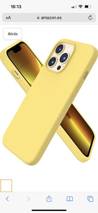 Чохол Iphone 13 Pro Max silicone case ORNARTO жовтий