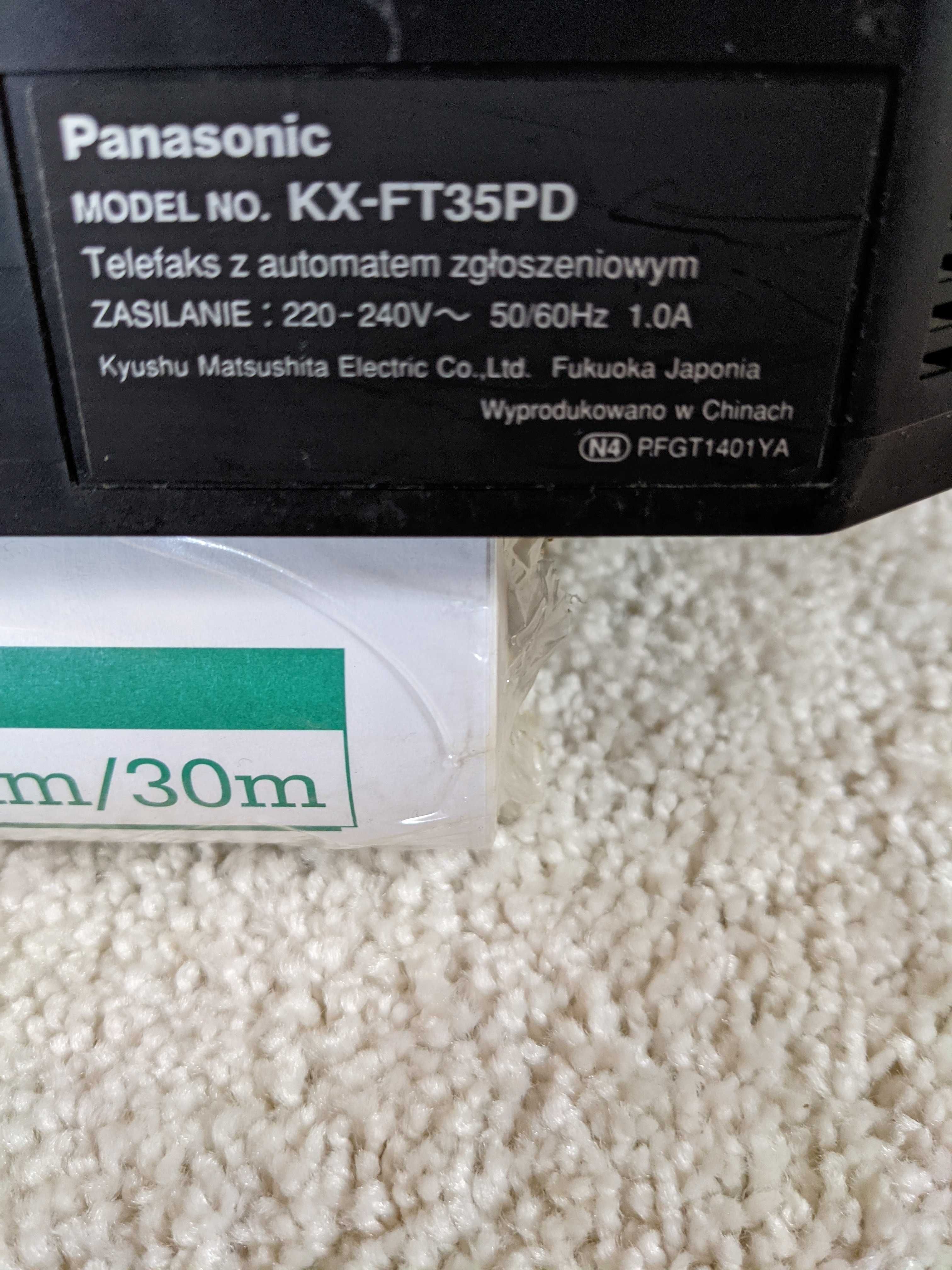 PANASONIC KX-FT35PD telefon fax , telefaks , sprawny ,