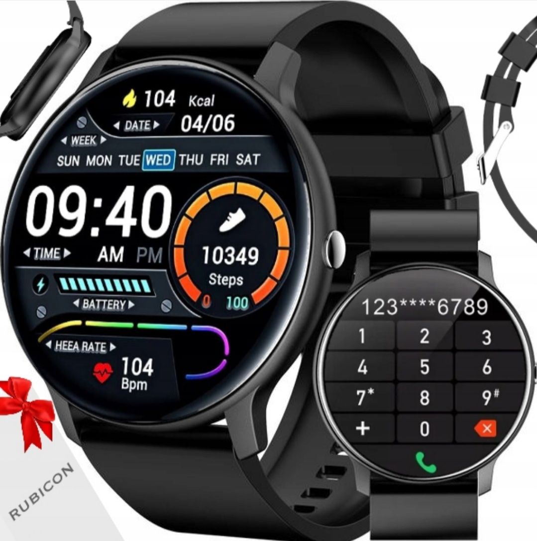 Smartwatch zegarek połączenia rozmowy Smart Watch puls sport