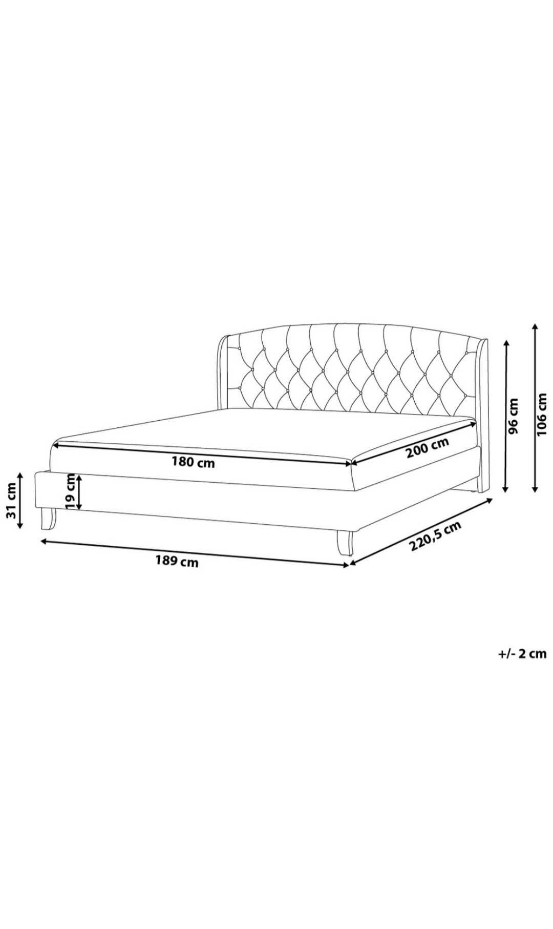 Cama 180x200 como nova