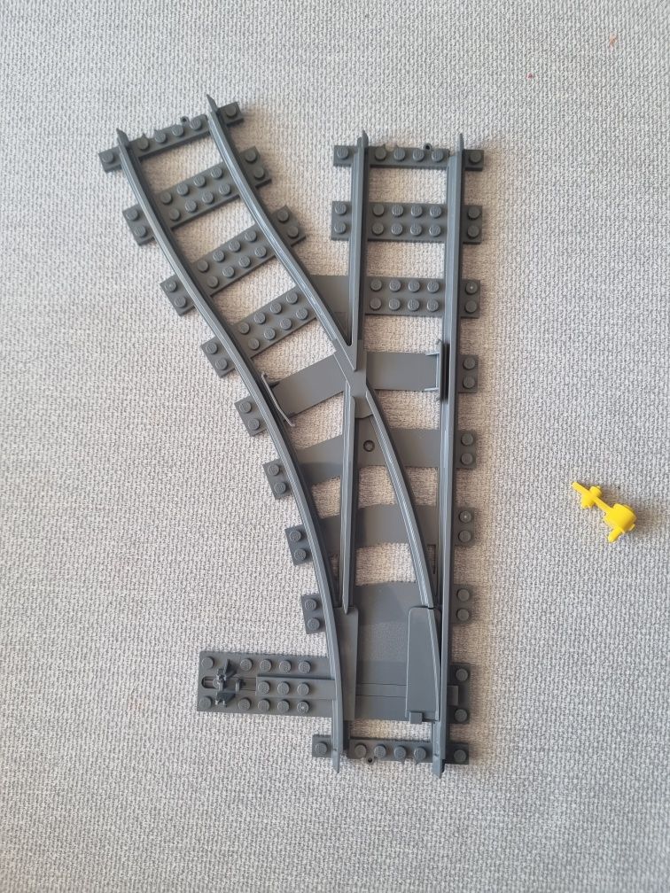Lego Zwrtotnica do Pociągów Lewa NOWA