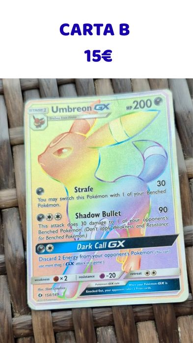 Cartas pokémon originais