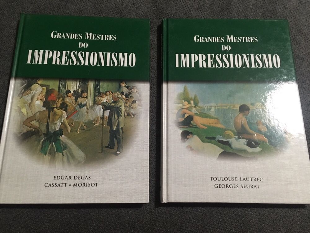 Colecção de 7 livros de pintura "Grandes mestres do impressionismo"