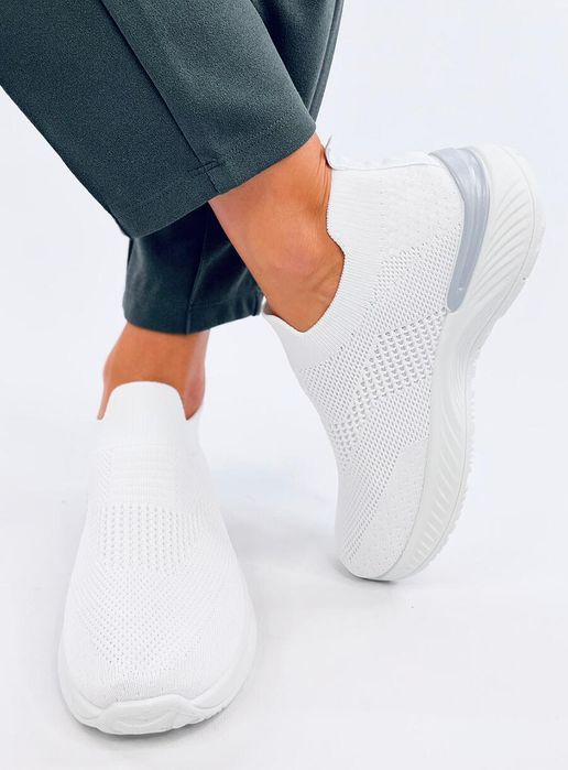 Buty Sportowe Skarpetkowe Suare White