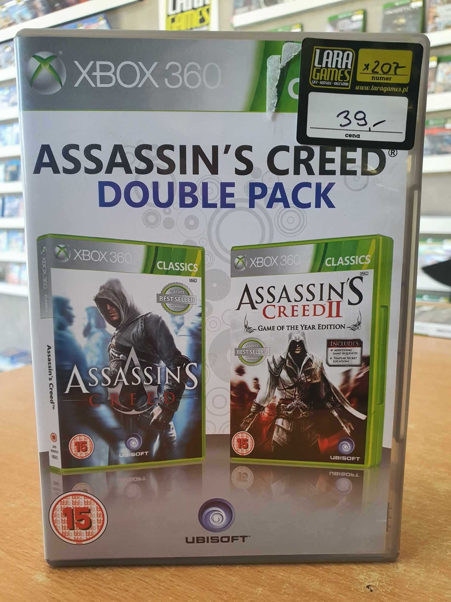 Assassin Creed double pack XBOX 360 Skup/Sprzedaż/Wymiana Lara Games