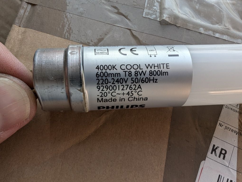 Świetlówki LED 60cm 8W PHILIPS 10szt
