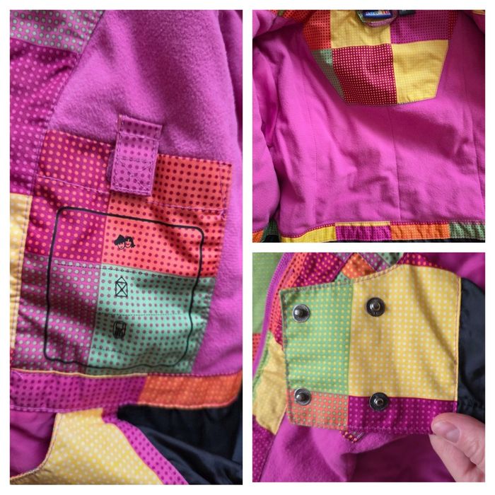 Zimowa kolorowa kurtka dziewczęca Lupilu r.98/104