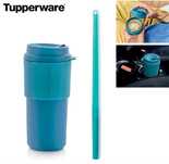Copo Térmico + Palha Reutilizável Tupperware