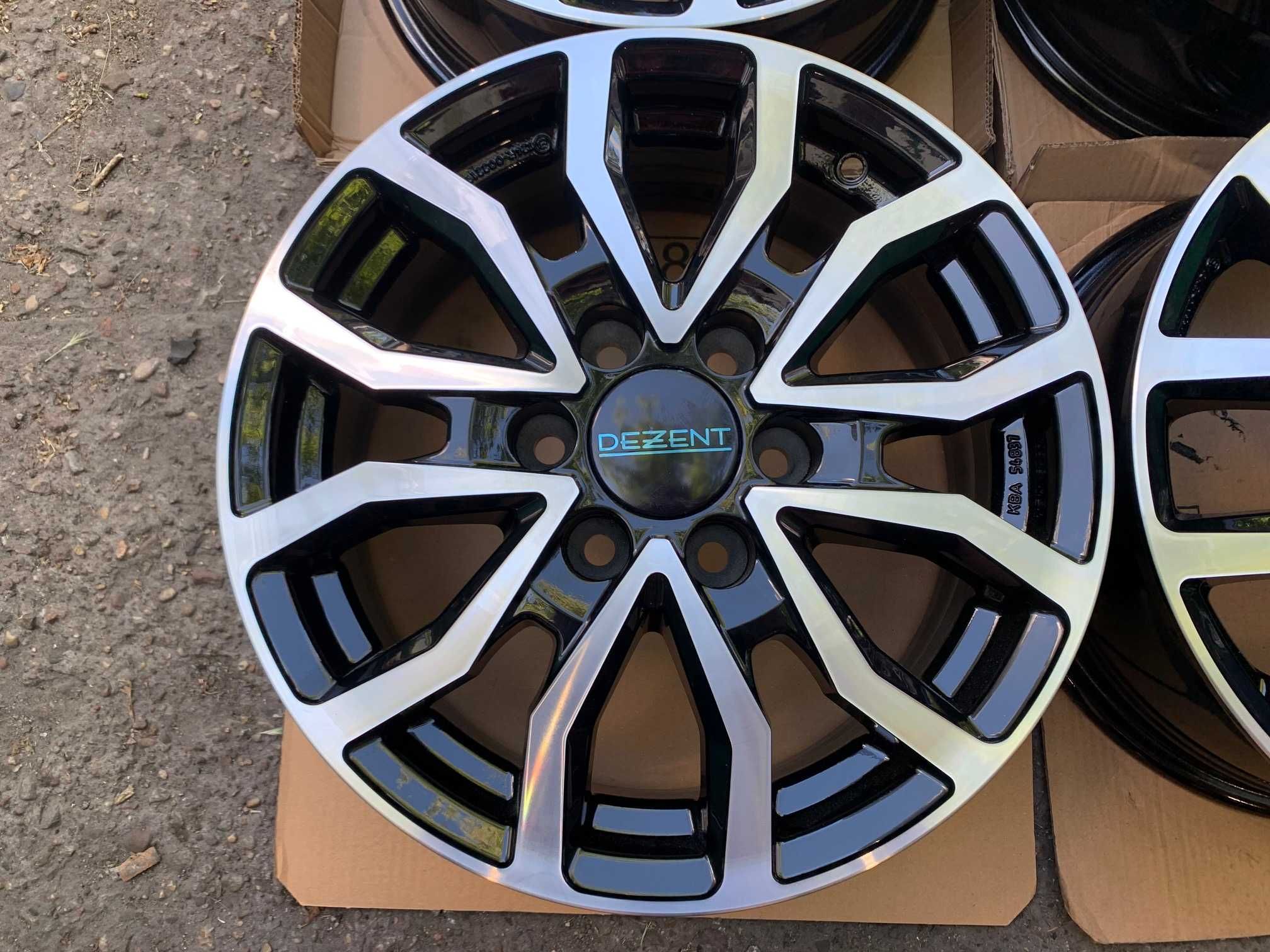 4x felgi DEZENT KC dark 16x6,5 roz. 6x120 ET 50 TRANSIT TRANSPORTER