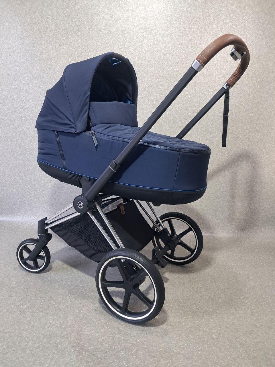 Cybex priam navy blue 2 в 1 дитячий візочок коляска каляска