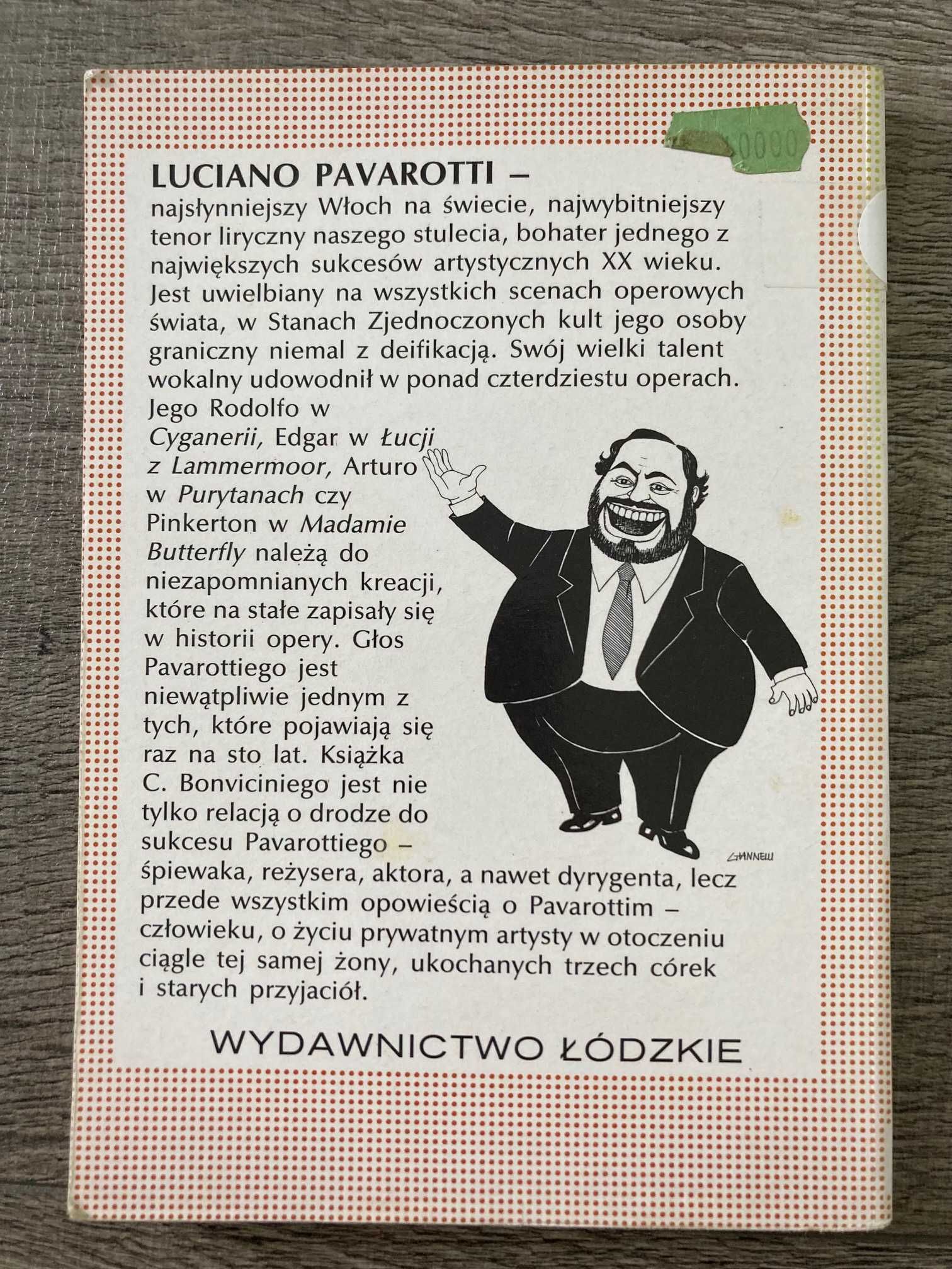 Książka Luciano Pavarotti Legenda opery Candido Bonvicini