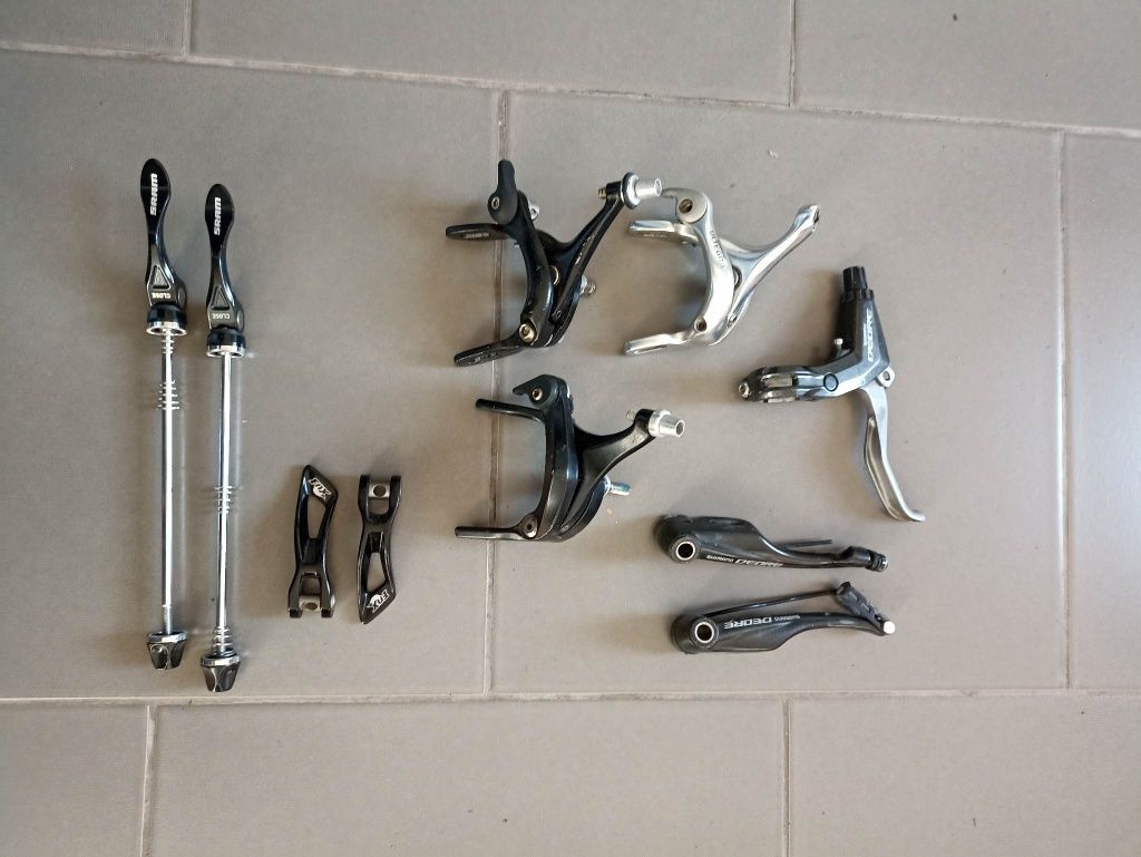 Części rowerowe korba przerzutki Shimano