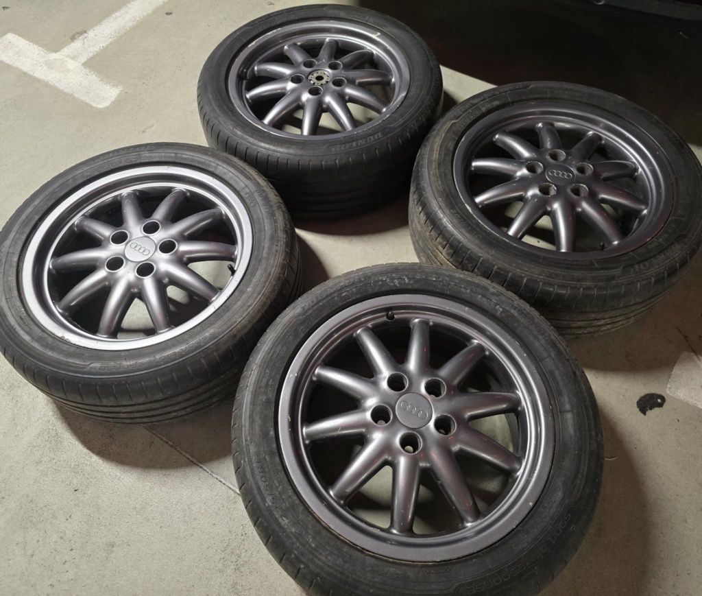 4 alufelgi Audi Bolero 17 cali + opony 225/50 r17. Ronal, avus, votex.