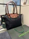 Longchamp torebka czarna roz. M