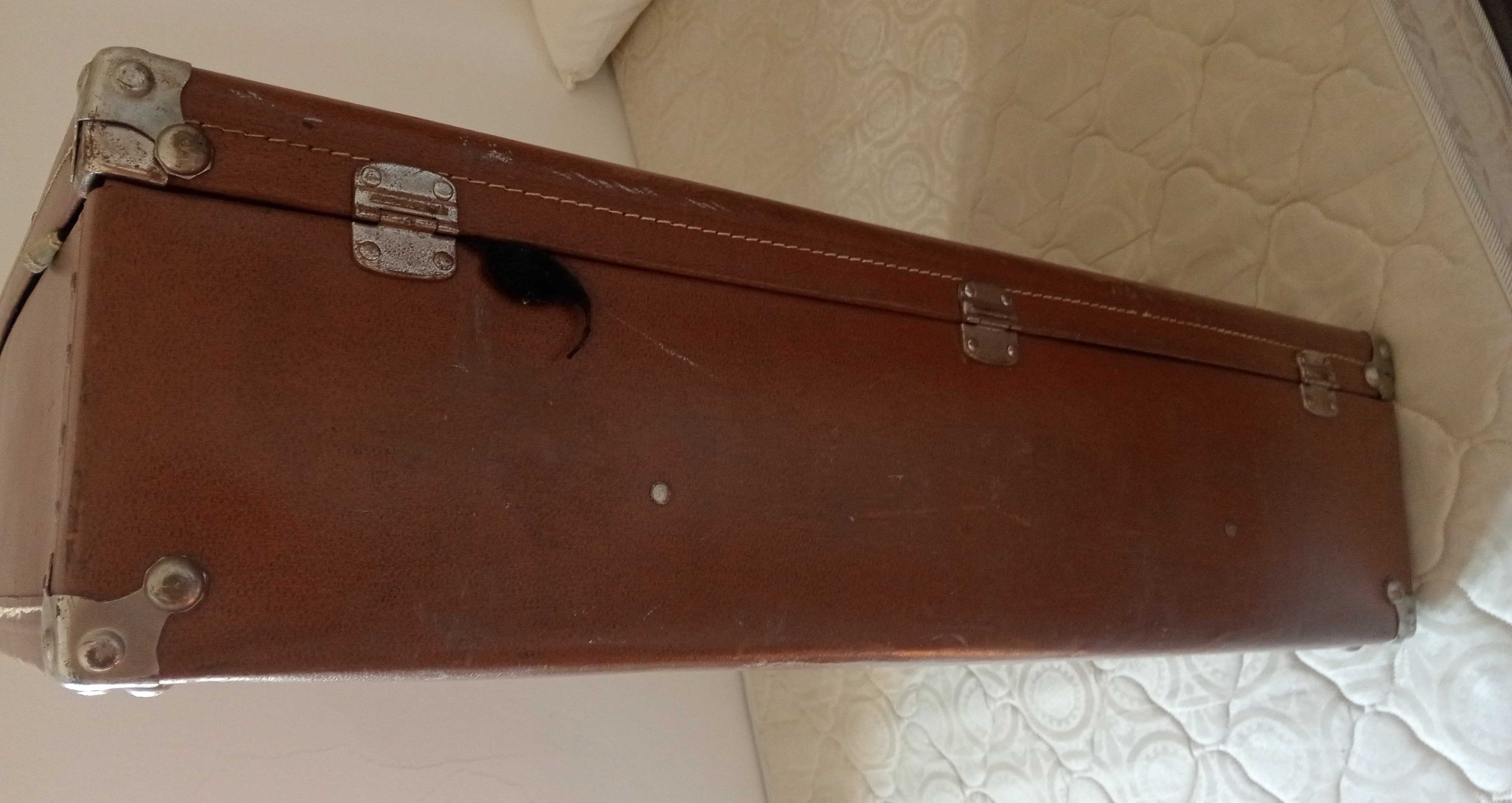 Vintage Mala de Viagem Grande Couro Oxford made in Switzerland