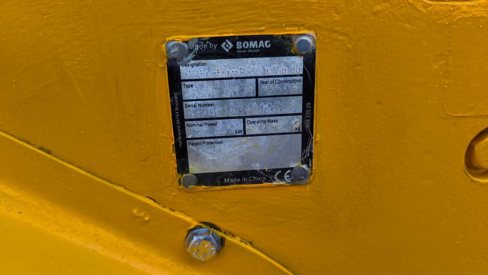 Walec wibracyjny BOMAG BW 65 H rok 2016