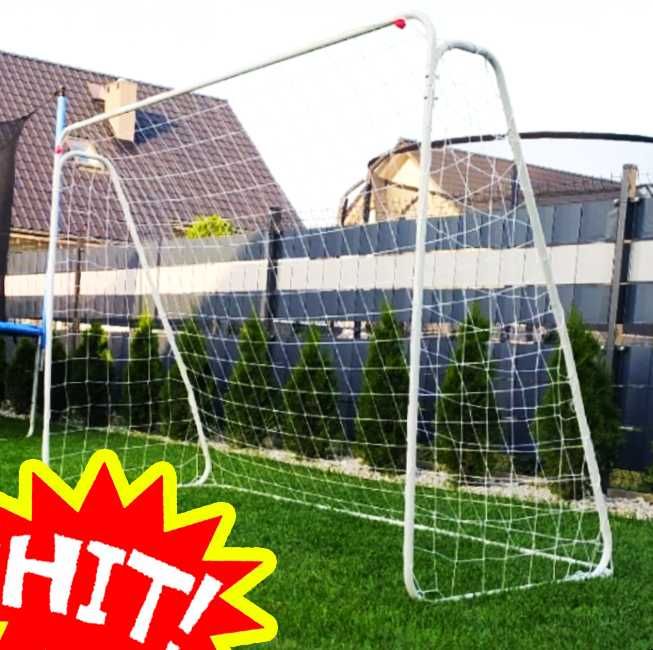BRAMKA PIŁKARSKA METALOWA + SIATKA *nowa* bramka do piłki nożnej
