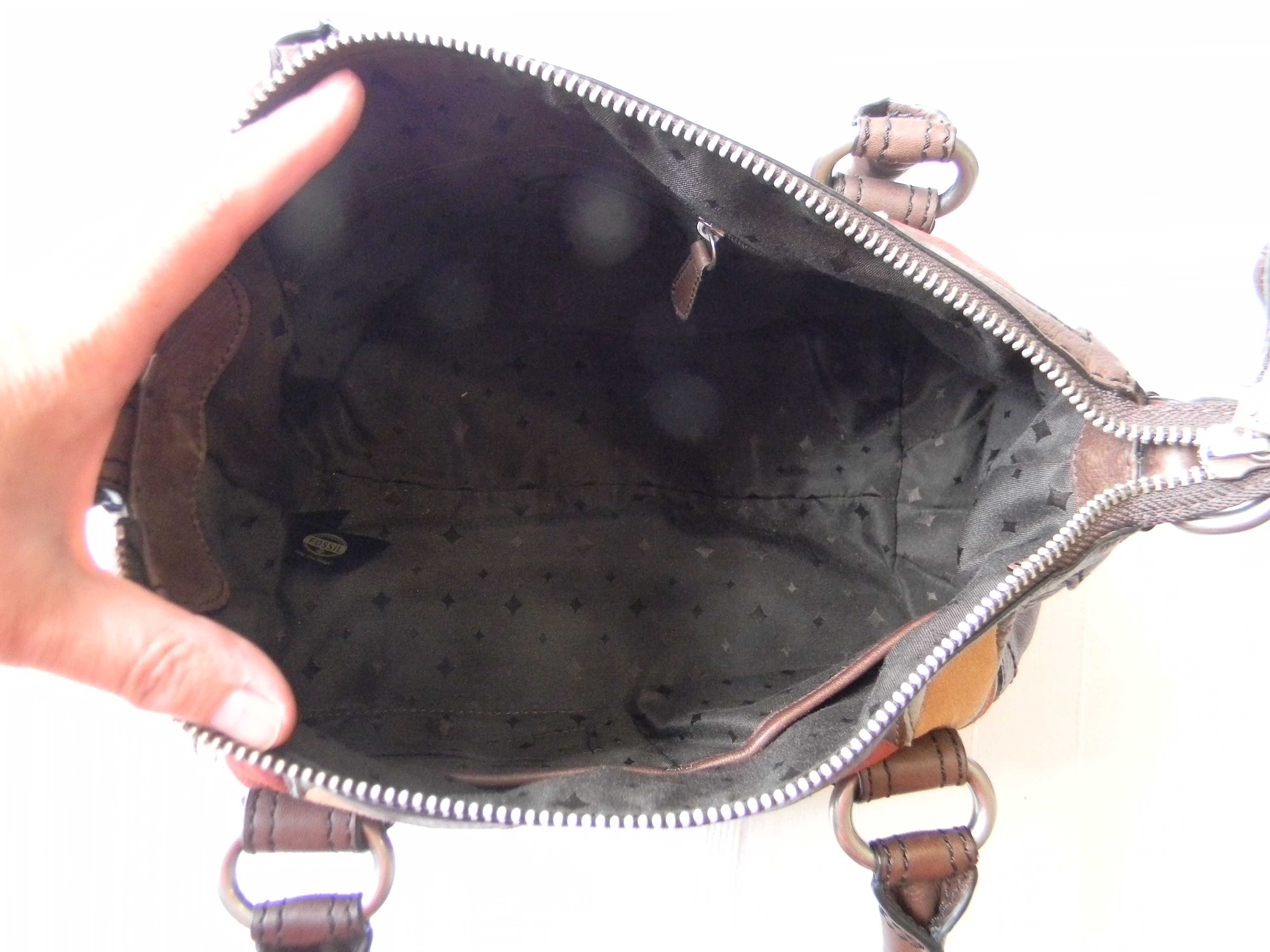 Кожаная сумка Fossil authentic