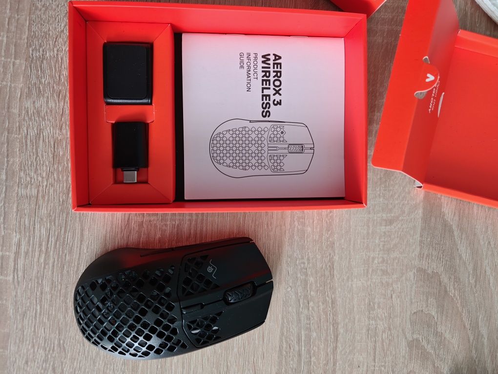 Steelseries Aerox 3 Mysz Bezprzewodowa Nowa