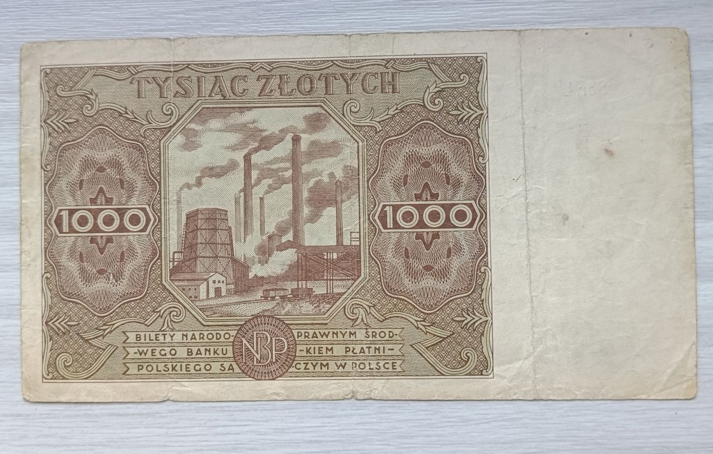 Banknot 1000 złotych 1947r.