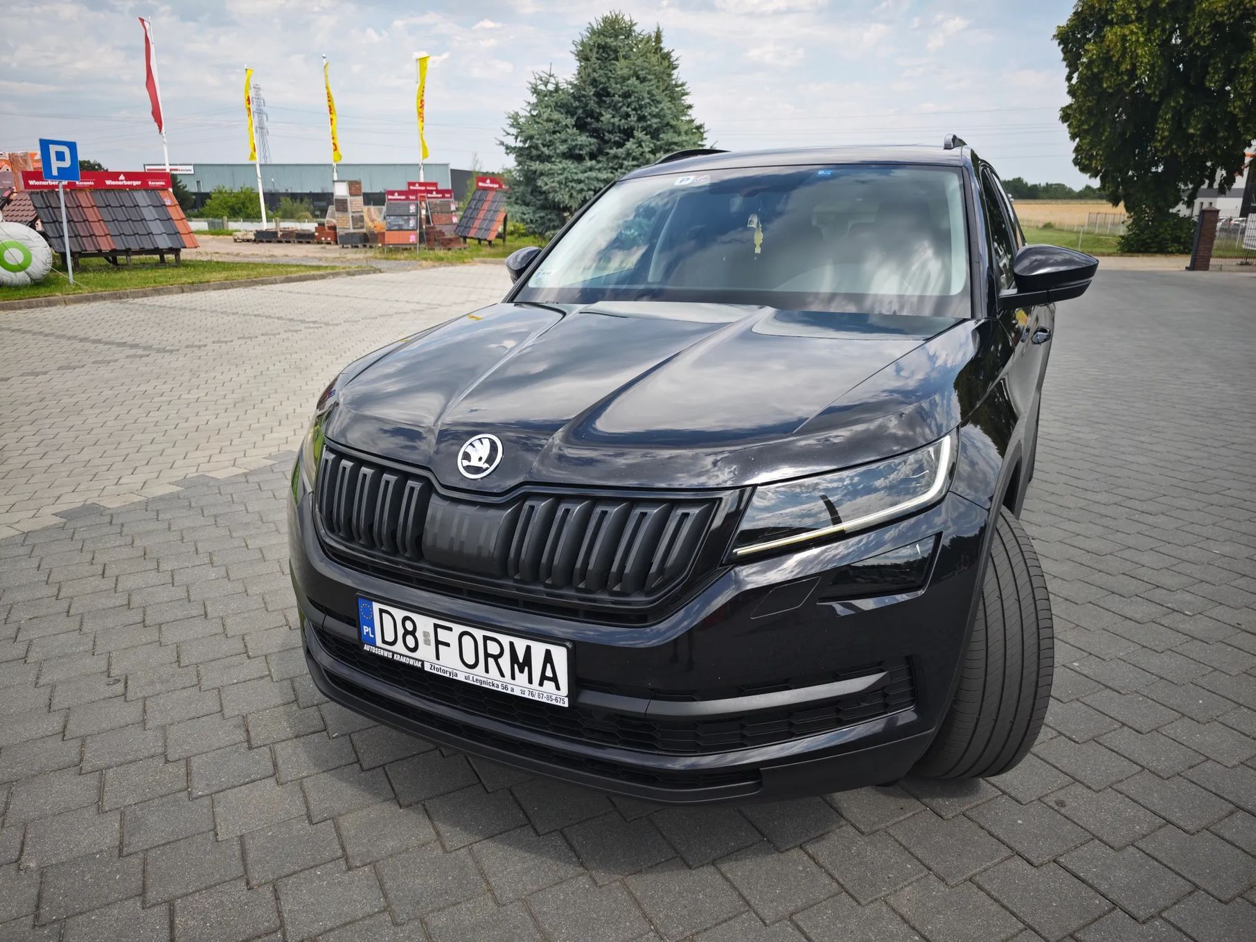 Skoda Kodiaq Dechroming, webasto, klima 4 stref, panorama, faktura VAT, LED