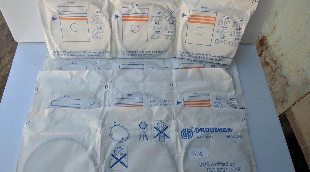 Набор поршневых колец ВАЗ классика 79.4