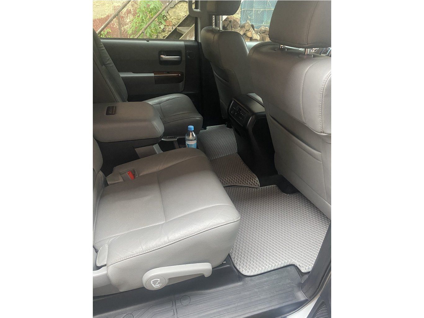 Toyota Sequoia Полиуретановые коврики 3 ряда (EVA, серые)