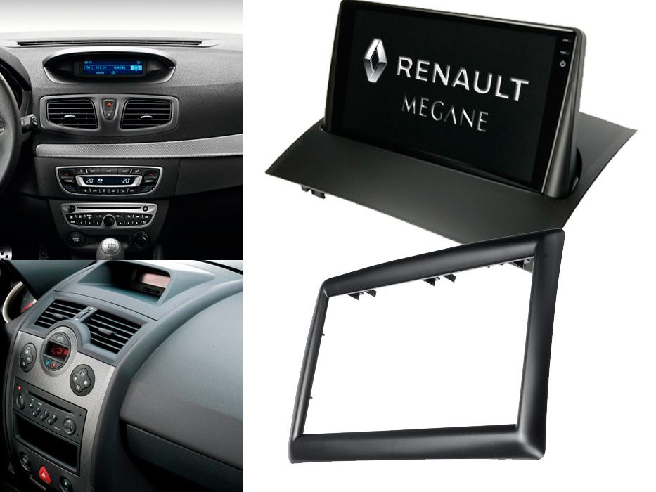 Переходная рамка для магнитолы на Renault Megane 2 и Меган III ФОТО!
