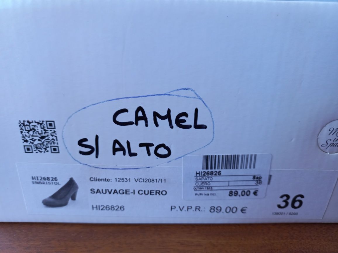 Sapato Camel Hispanitas (36) Novo
