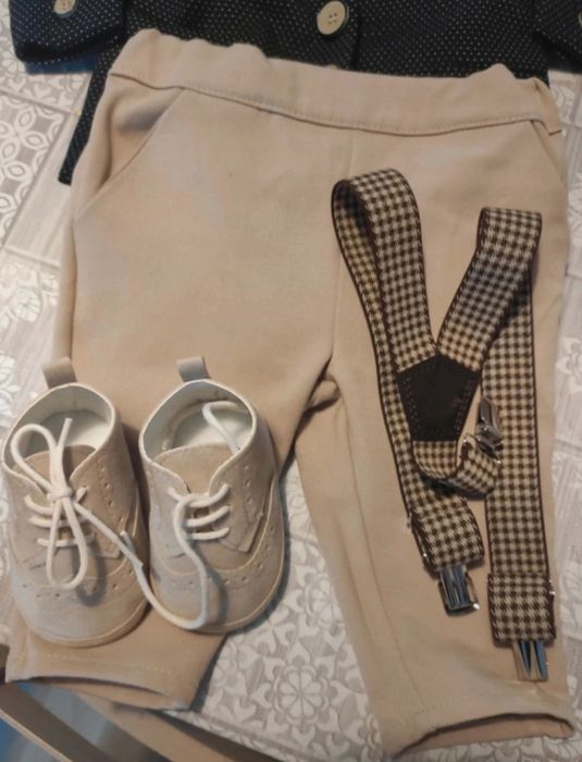 Ubranko do chrztu dla chłopca rozmiar 68