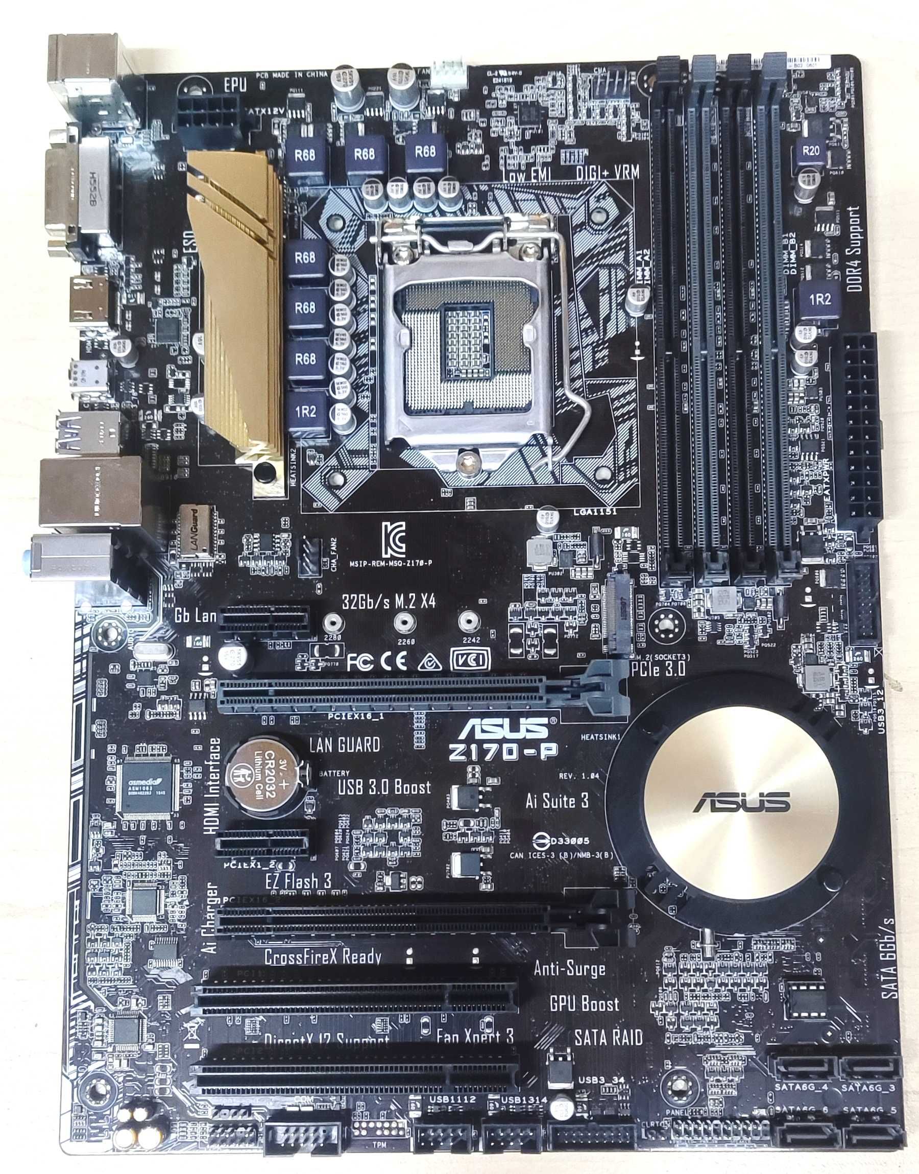 Материнська плата Asus Z170-P (s1151, Intel Z170, DDR4)