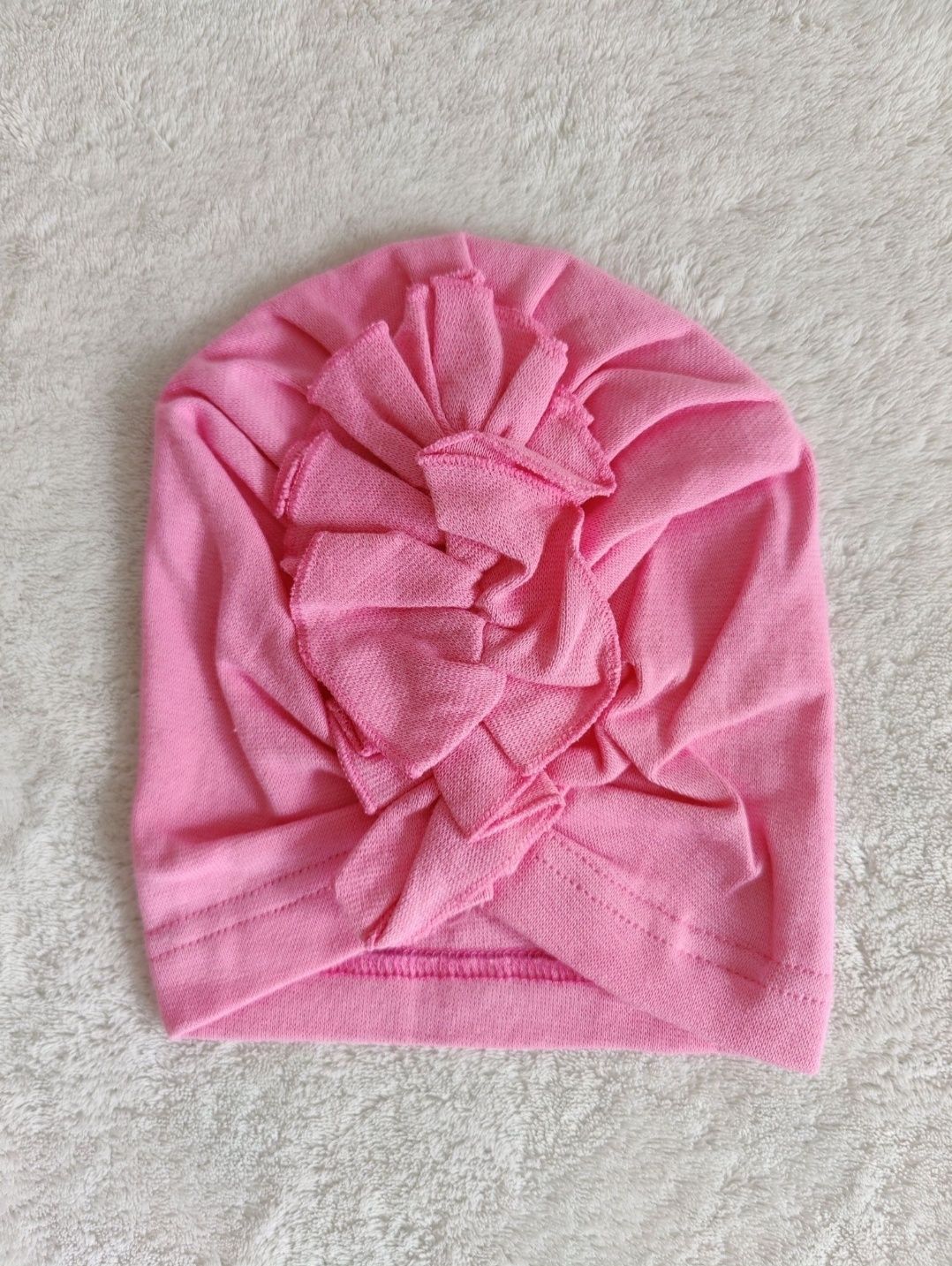 Nowa czapeczka czapka turban Ania 86cm bawełniana przejściowa 12/18msc