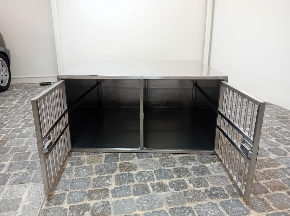 Transportadora para cães INOX