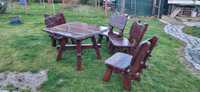Meble ogrodowe - stół, 4 krzesła